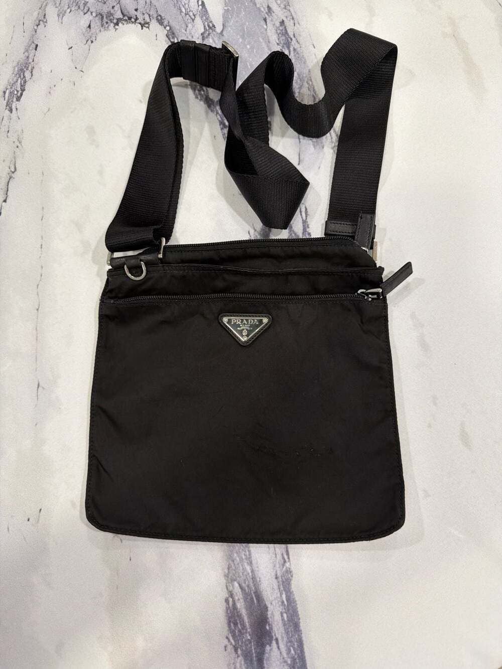 Prada Tessuto Messenger Cross Body Bag